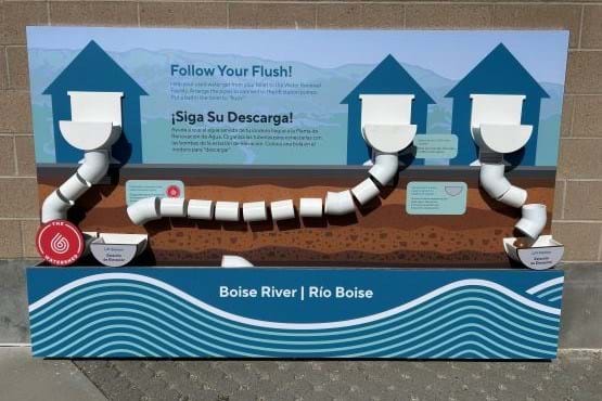 Follow Your Flush Exhibit.