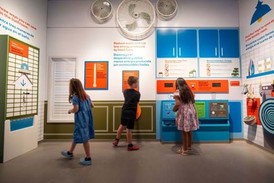 Sustainable Living exhibit.